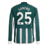 Dres Manchester United Jadon Sancho #25 Preč 2023-24 Dlhy Rukáv